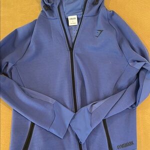 Gymshark Blue Zip-Up Hoodie